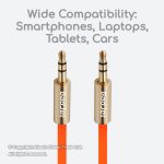 AU02 AUX Audio Cable Wide Compatibility