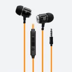 AU03 Gadjet Earphones Orange + Silver