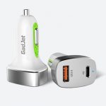 CH08 Gadjet Rapid 2-Port Car Charger Green