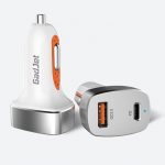 CH08 Gadjet Rapid 2-Port Car Charger Orange