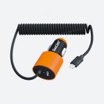 CH10 Gadjet 3.4 Amp Super Car Charger Black & Orange