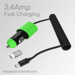 CH14 Gadjet 3.4Amp Super Car Charger 3.4Amp Fast Charging