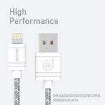 Gadjet CA03 Charge + Sync Cable for iPhone & Lightning Devices high performance Grey BG
