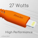 GadJet CA33 Rapid Lightning Charge and Sync Cable - 27W High Performance