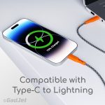 GadJet CA33 Rapid Lightning Charge and Sync Cable - Type-C to Lightning Compatibility