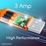 GadJet CA34 Luminous LED Charge + Sync Cable - High Performance