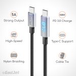 GadJet CA35 100W LED Charge and Sync Cable - Specs