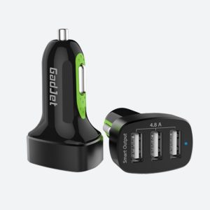 3-USB Port Power Car Charger