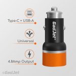 GadJet CH31 Type-C and USB Car Charger - Specs