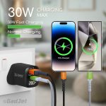 GadJet CH45 GaN 2-Port LED Power Adapter - 30W Charging Max