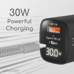 GadJet CH45 GaN 2-Port LED Power Adapter - 30W Powerful Charging