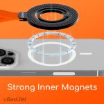 GadJet HL23 MagJet Ring Phone Holder - Strong Magnets