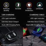 Gadjet MP01 3-in-1 Charging Cable + 2 USB Car Charger Specifications 2
