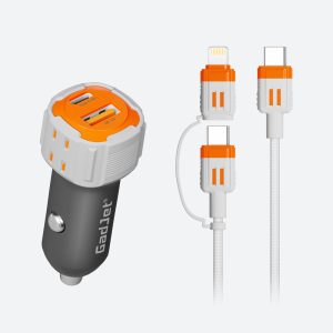 2-in-1 Charge & Sync Cable & 2-Port Car Charger Multipack
