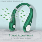 Goodiz Premium Fresh Wave Neck Fan HTF06 Speed Adjustment