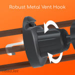 HL22 MagSleek 2-in-1 Vent + Dashboard Holder - Robust Metal Vent Hook
