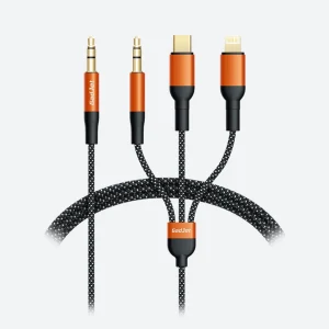 3-in-1 Trio AUX Audio Cable