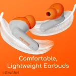 AU48 GadJet ANC TouchBeats Wireless Earbuds With Active Noise Cancelling Comfortable Lightweight Earbuds
