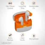 AU48 GadJet ANC TouchBeats Wireless Earbuds With Active Noise Cancelling Specs