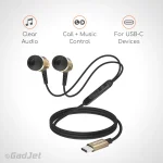 AU50 GadJet C-Sonic USB-C Earphones Specs