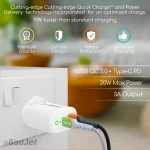 CH40 Gadjet Rapid 2-Port Power Adapter Functions