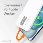 GadJet 10000 mAh 5-in-1 Plus Power Bank - Portable