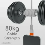 GadJet 100W Dual Ultra Power Charge & Sync Cable - 80kg Cable Strength
