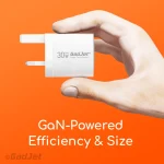 GadJet CH65 GaN 2-Port LED Power Adapter - Efficiency and Compact Size