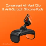 GadJet HL34 Air Vent Phone Holder - Anti-Scratch Silicone Pads
