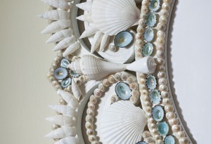 Ocean's Echo Seashell wreath